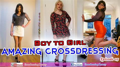 When I came in, I saw what I thought was my 15 yr old daughter on the couch watching TV, but was shocked, or more if that's possible, when "she" stood up and I immediately recognized that it was my 17 yr old son. . Crossdresser vdeos